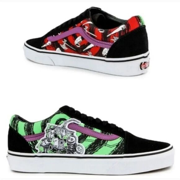 Vans Disney x The Nightmare Before Christmas x Old Skool Lock Shock and Barrel - Picture 1 of 16